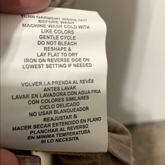 NWOT Skylar & Jade Tan Velvety Boho Top - Picture 5 of 6